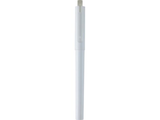 Гелевая шариковая ручка Mauna из переработанного PET-пластика, белый, арт. 027680403