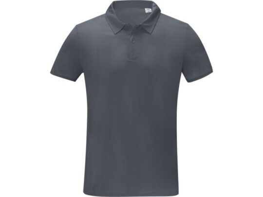 Мужская стильная футболка поло с короткими рукавами Deimos, storm grey (L), арт. 027686803
