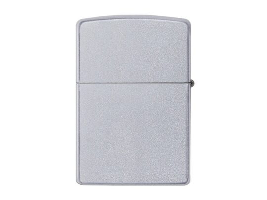 Зажигалка ZIPPO Classic с покрытием Satin Chrome™, латунь/сталь, серебристая, матовая, 38x13x57 мм, арт. 027631303