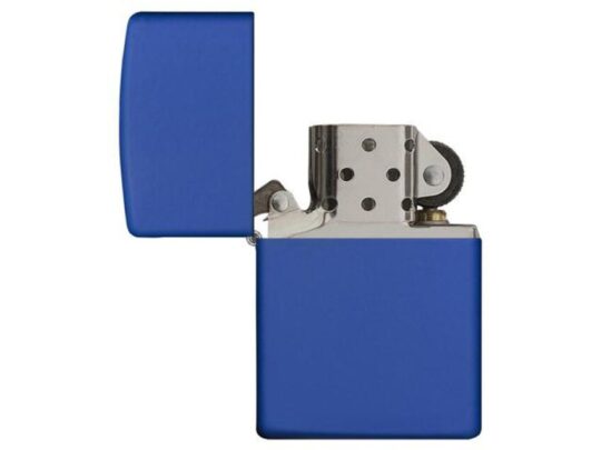Зажигалка ZIPPO Classic с покрытием Royal Blue Matte, латунь/сталь, синяя, матовая, 38x13x57 мм, арт. 027630403