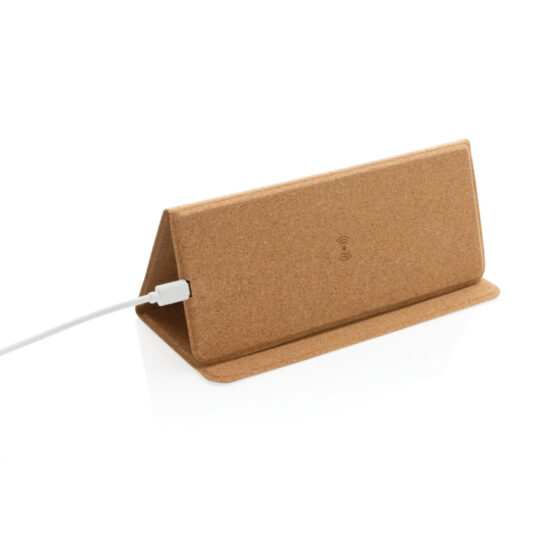 Коврик для мыши Cork с функцией беспроводной зарядки и подставки для телефона, 10 Вт, арт. 027613706