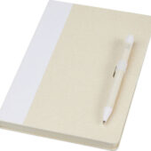 Блокнот размером A5 и шариковая ручка Dairy Dream, белый, арт. 027680903