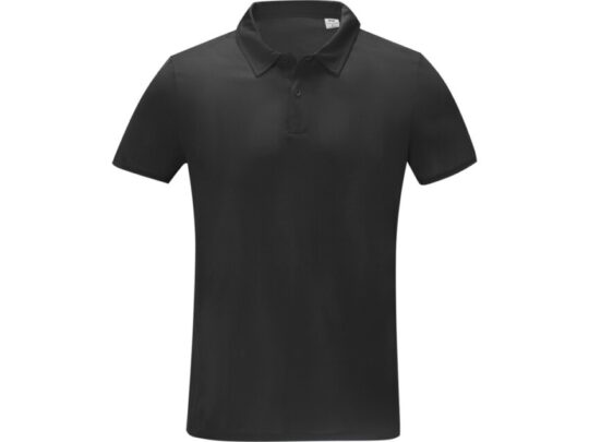 Мужская стильная футболка поло с короткими рукавами Deimos, черный (3XL), арт. 027688003