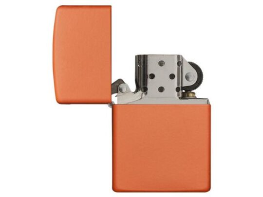 Зажигалка ZIPPO Classic с покрытием Orange Matte, латунь/сталь, оранжевая, матовая, 38x13x57 мм, арт. 027630303