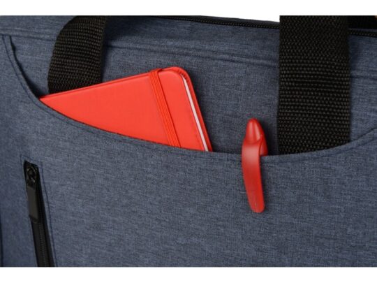 Сумка для ноутбука Wing с вертикальным наружным карманом, синий (Р), арт. 027567603