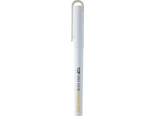 Гелевая шариковая ручка Mauna из переработанного PET-пластика, белый, арт. 027680403