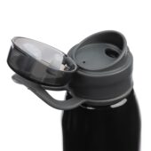 Спортивная бутылка для воды Korver, черная, уценка
