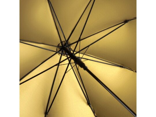 Зонт-трость Double face, черный/золотистый, арт. 027706003