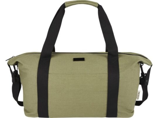 Спортивная сумка Joey из брезента, переработанного по стандарту GRS, объемом 25 л, оливковый, арт. 027716203