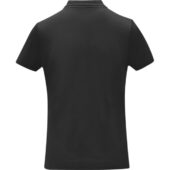 Женская стильная футболка поло с короткими рукавами Deimos, черный (3XL), арт. 027708203