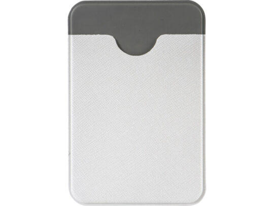 Чехол-картхолдер Favor на клеевой основе на телефон для пластиковых карт и и карт доступа, белый, арт. 027770503