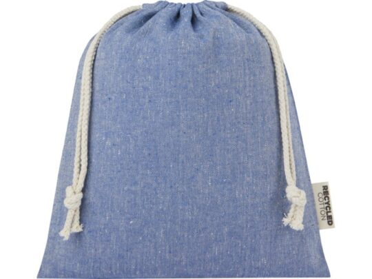 Средняя подарочная сумка Pheebs объемом 1,5 л из хлопка плотностью 150 г/м², синий (1,5л), арт. 027714003