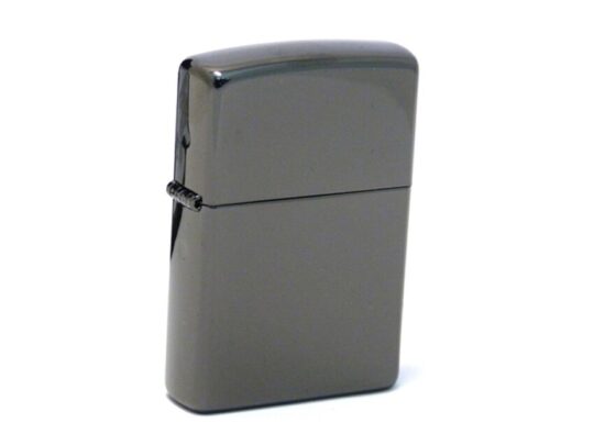 Зажигалка ZIPPO Classic с покрытием Ebony™, латунь/сталь, чёрная, глянцевая, 38x13x57 мм, арт. 027776403