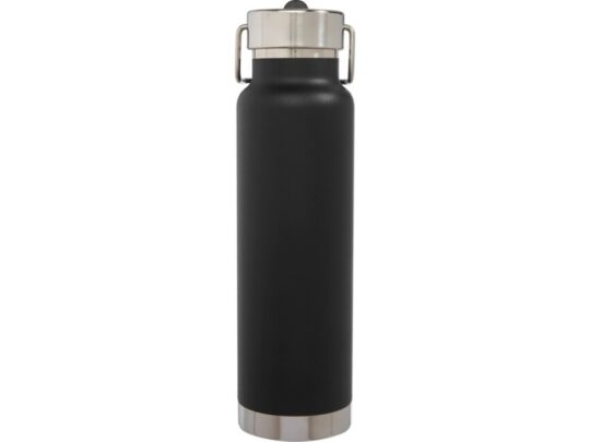 Спортивная бутылка Thor объемом 750 мл с медной обшивкой и вакуумной изоляцией, черный, арт. 027705103