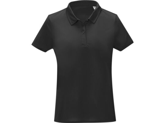 Женская стильная футболка поло с короткими рукавами Deimos, черный (S), арт. 027707703