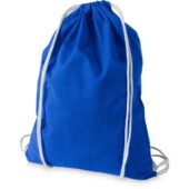 Рюкзак хлопковый Reggy, ярко-синий, арт. 027754803