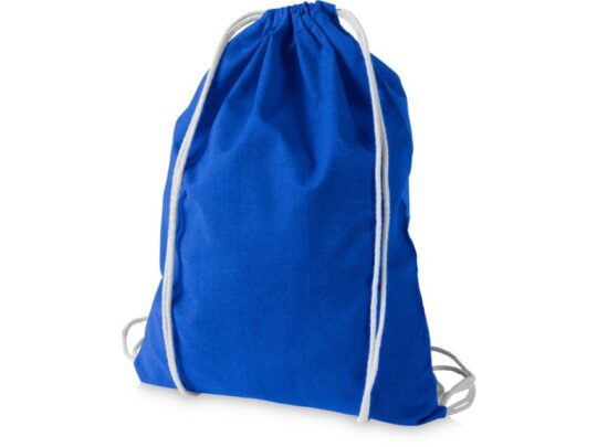 Рюкзак хлопковый Reggy, ярко-синий, арт. 027754803