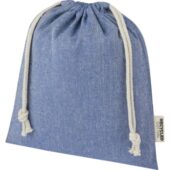 Средняя подарочная сумка Pheebs объемом 1,5 л из хлопка плотностью 150 г/м², синий (1,5л), арт. 027714003