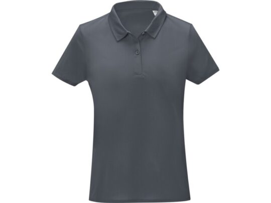 Женская стильная футболка поло с короткими рукавами Deimos, storm grey (3XL), арт. 027707403