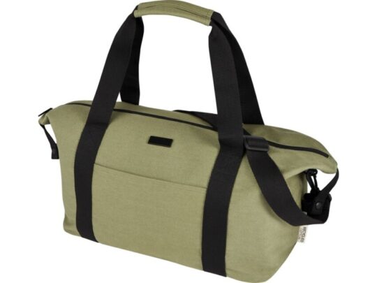 Спортивная сумка Joey из брезента, переработанного по стандарту GRS, объемом 25 л, оливковый, арт. 027716203