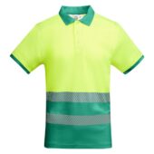 Рубашка поло Atrio мужская, лиственный/неоновый желтый (2XL), арт. 027898103