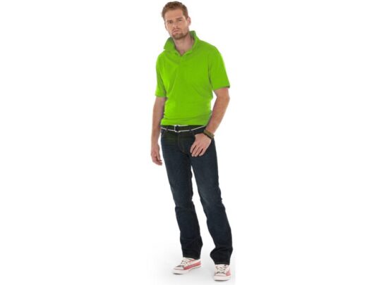 Рубашка поло Boston 2.0 мужская, зеленое яблоко (L), арт. 027982603