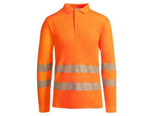Рубашка поло с длинным рукавом Atrio мужская, неоновый оранжевый (3XL), арт. 027901003