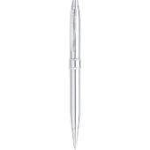 Ручка шариковая Cross модель Stratford в футляре, серебристая глянцевая, арт. 027927803