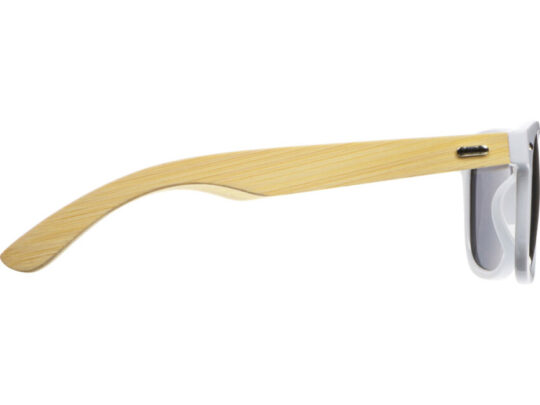 Солнцезащитные очки Rockwood с бамбуковыми дужками в сером футляре, белый, арт. 027852903