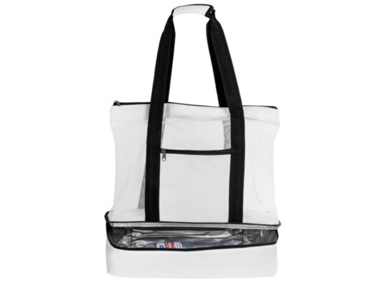 Пляжная сумка с изотермическим отделением Coolmesh, белый, арт. 027894003