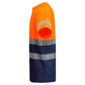 Футболка Tauri мужская, нэйви/неоновый оранжевый (2XL), арт. 027907903