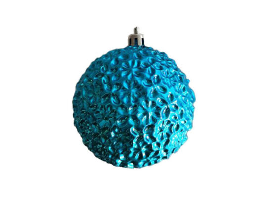 Новогоднее подвесное украшение из полистирола / 8x8x8см, синий, арт. 027948303
