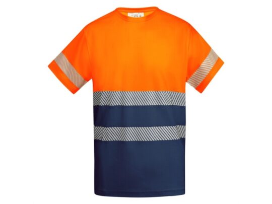 Футболка Tauri мужская, нэйви/неоновый оранжевый (4XL), арт. 027908103