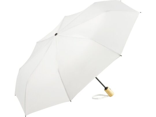 Зонт складной 5429 ÖkoBrella из бамбука, полуавтомат,белый, арт. 027958003