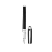 Ручка-роллер Line D Medium, черный/серебристый, арт. 027826103