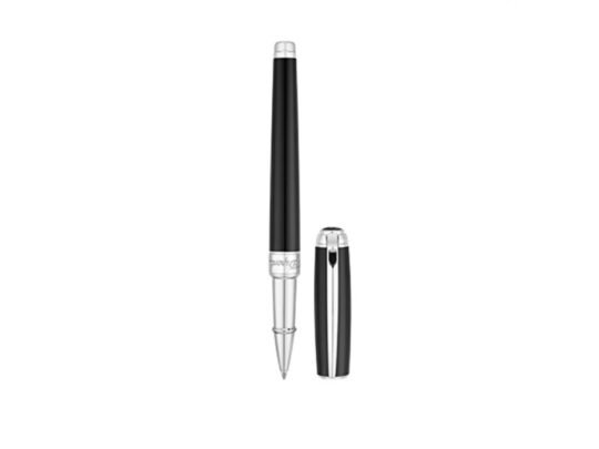 Ручка-роллер Line D Medium, черный/серебристый, арт. 027826103
