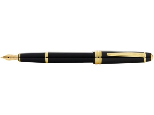 Перьевая ручка Cross Bailey Ligh Polished Black Resin and Gold Tone, перо F, арт. 027946803