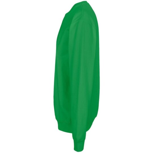 Свитшот унисекс Columbia, ярко-зеленый, размер XL