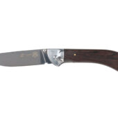 Нож складной Stinger, 105 мм, (серебристый), материал рукояти: сталь/дерево (серебристо-коричневый), арт. 028206203