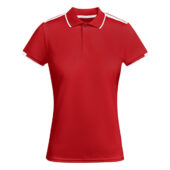 Рубашка-поло Tamil женская, красный/белый (XL), арт. 028141203