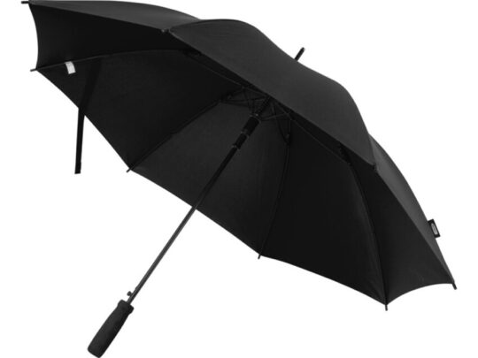 Зонт трость 23 Niel из переработанного ПЭТ-пластика, полуавтомат — Черный, арт. 028213903