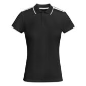 Рубашка-поло Tamil женская, черный/белый (S), арт. 028141903