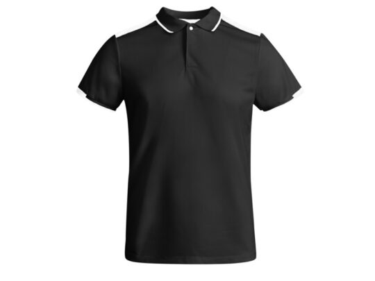 Рубашка-поло Tamil мужская, черный/белый (M), арт. 028144003