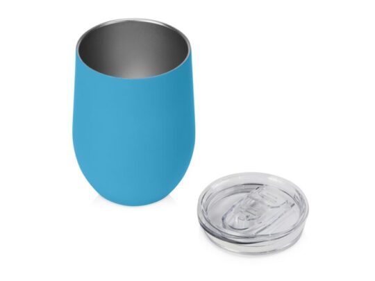 Термокружка Sense Gum, soft-touch, непротекаемая крышка, 370мл, голубой, арт. 028138203