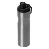 Бутылка для воды Supply Waterline, нерж сталь, 850 мл, серебристый/черный, арт. 028149503