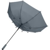 Зонт трость 23 Niel из переработанного ПЭТ-пластика, полуавтомат — Серый, арт. 028213803