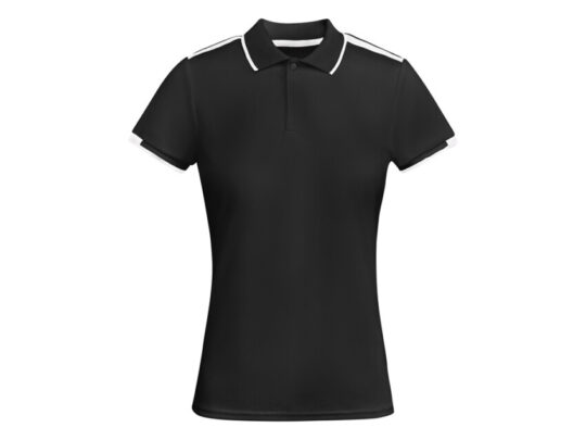 Рубашка-поло Tamil женская, черный/белый (2XL), арт. 028142303