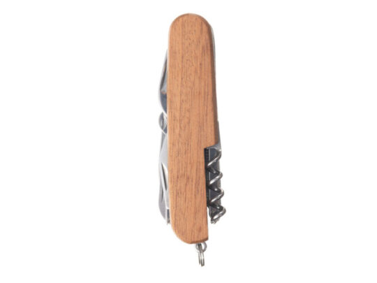 Нож перочинный Stinger, 89 мм, 15 функций, материал рукояти: древесина сапеле, арт. 028205703