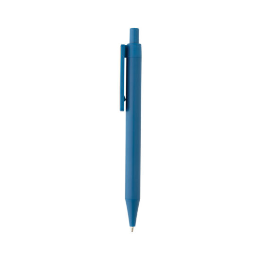 Ручка из переработанного ABS-пластика GRS с бамбуковым клипом, арт. 028115106
