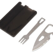 Мультиинструмент с ножом и вилкой Hungry, черный, арт. 028138603